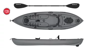 Seaflo Tek Ki̇şi̇li̇k Balikçi Kano GRİ - 1