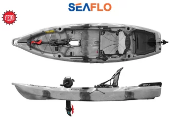 Seaflo Tek Ki̇şi̇li̇k Pedalli Kano GRİ - 1