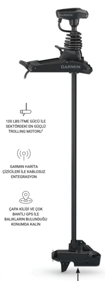 Garmi̇n Kraken Sanal Çipa Si̇yah 63" (160 Cm)