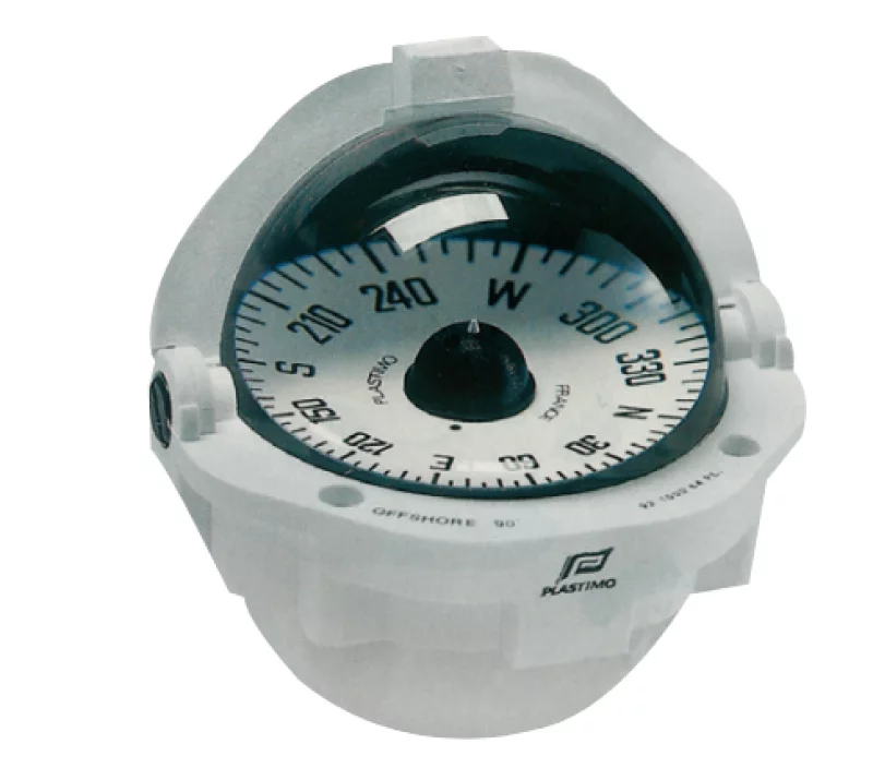 Plastimo Offshore 135 White Bulkhead Compass