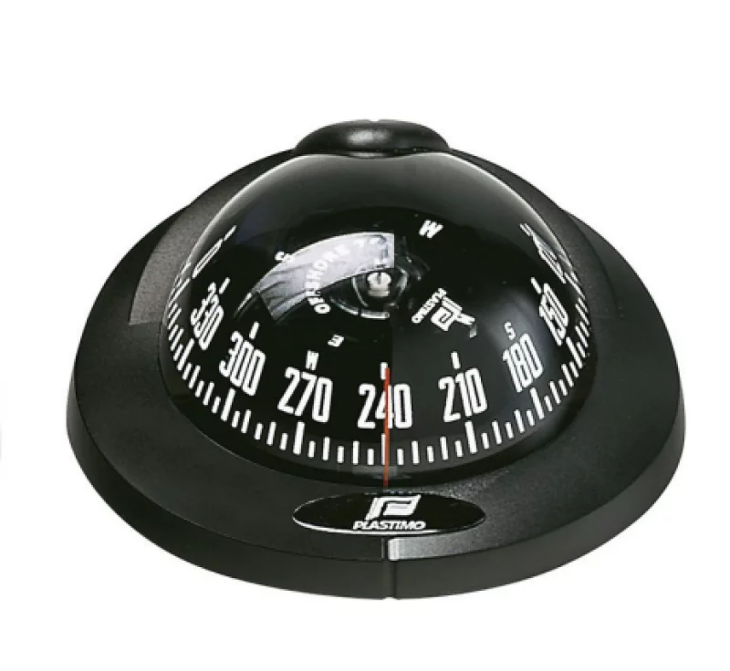 Plastimo Offshore 75 Black Flush Mount Compass