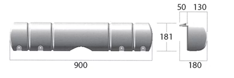 Dan-fender İskele Usturmaçasi Büyük 18X90 Cm