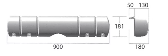 Dan-fender İskele Usturmaçasi Büyük 18X90 Cm