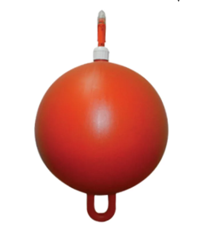 Işikli Yuvarlak Şamandira Ø:45 Boy:73 Cm