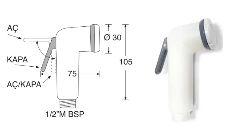 Duş Kafasi Barka D31