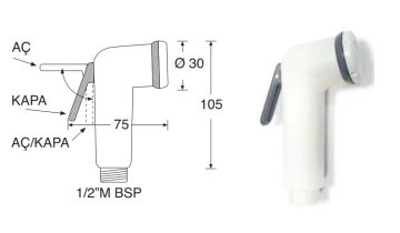 Duş Kafasi Barka D31 - 1