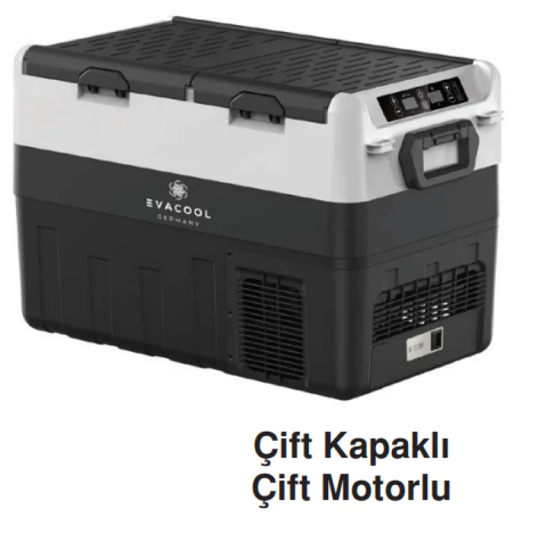 Evacool Mari̇n Buzdolabi Üstten Çi̇ftkapakli 55 LT