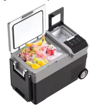 Evacool Üstten Kapakli 40 L Buzdolabi + Buz Maki̇nesi̇ - 1