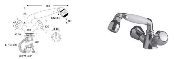 Musluk Sicak-soğuk Barka-md3911