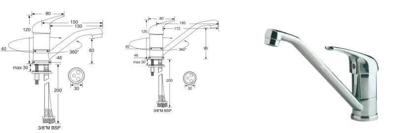 Musluk Sicak-soğuk Barka-mm6700/20