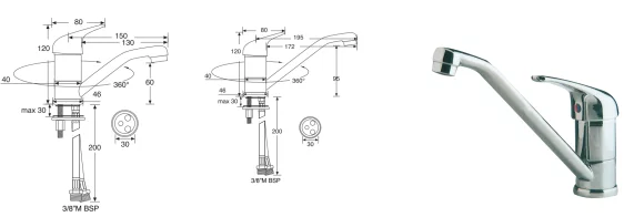 Musluk Sicak-soğuk Barka-mm6700/20