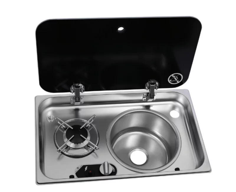 NAVY LOAD Cam Kapakli Ocak Ve Sağ EVYE