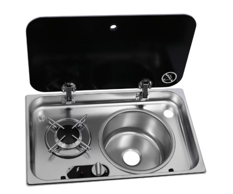 NAVY LOAD Cam Kapakli Ocak Ve Sol EVYE