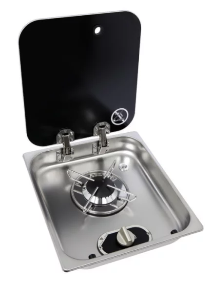 NAVY LOAD Cam Kapakli Tekli̇ Ocak