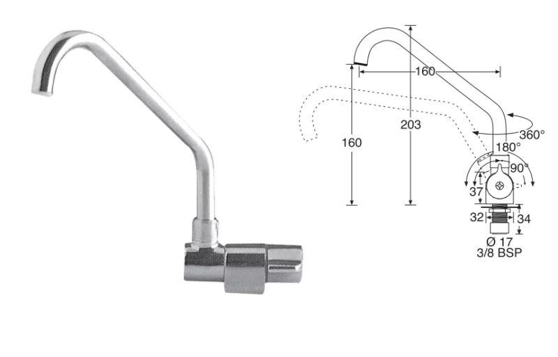 Tekli̇ Musluk Barka-rr4100