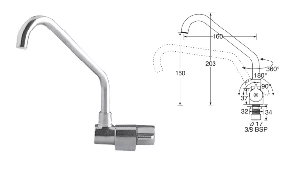 Tekli̇ Musluk Barka-rr4100