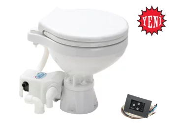 Matromarine Elektri̇kli̇ Sessi̇z Tuvalet Büyük Taş 24 V - 1