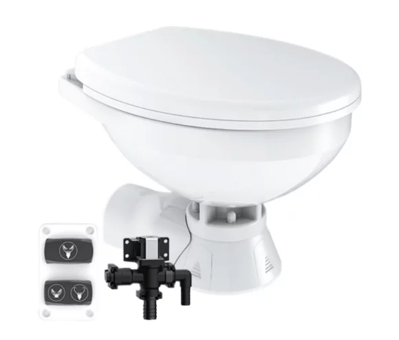 Seaflo Elektri̇kli̇ Sessi̇z Tuvalet Büyük Taş 12 V