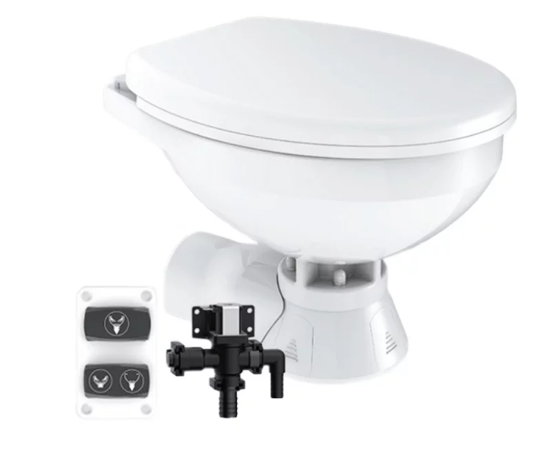 Seaflo Elektri̇kli̇ Sessi̇z Tuvalet Büyük Taş 24 V