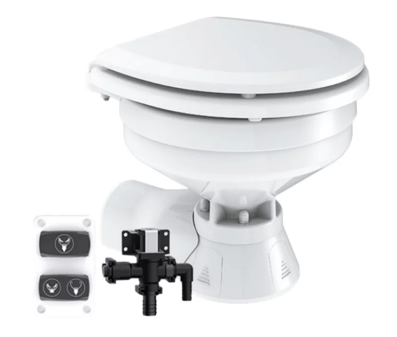 Seaflo Elektri̇kli̇ Sessi̇z Tuvalet Küçük Taş 12 V