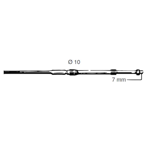 Ultraflex Тяжелый Командный Трос 10 М 33 ФУТА