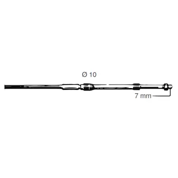 Ultraflex Тяжелый Командный Трос 10 М 33 ФУТА - 1