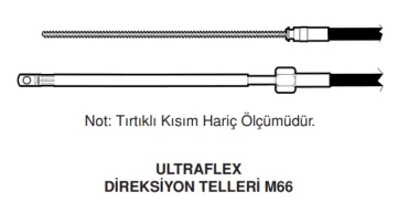Ultraflex M66-11 FEET 3.36 Mt Di̇reksi̇yon TELİ - 1