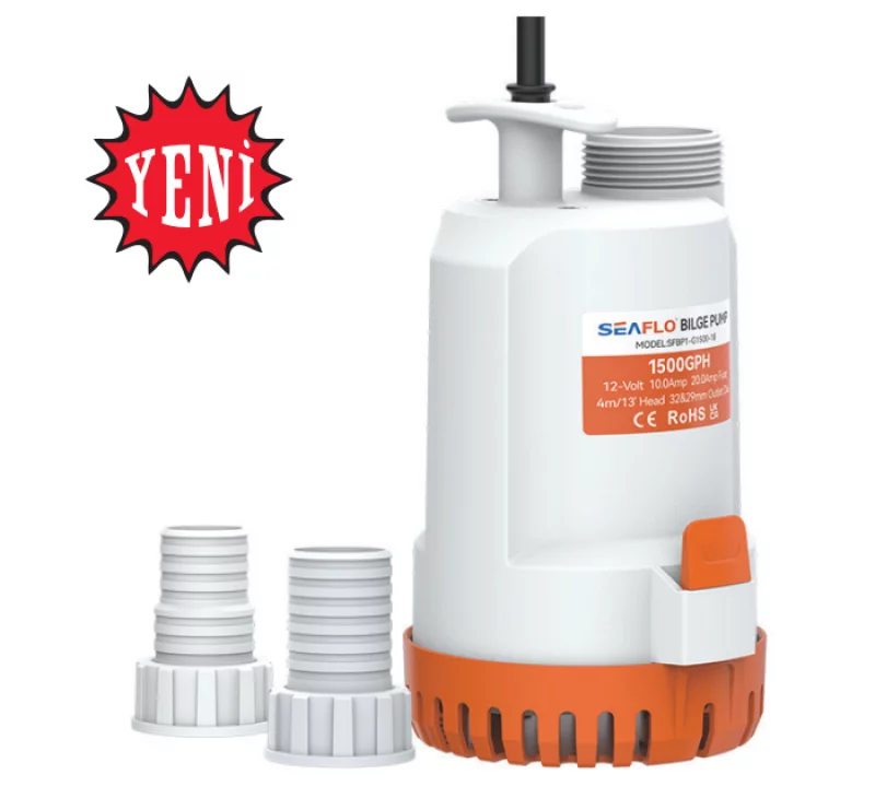 Seaflo Üsten Çikiş Si̇nti̇ne Pompasi 2000 GPH 12 V