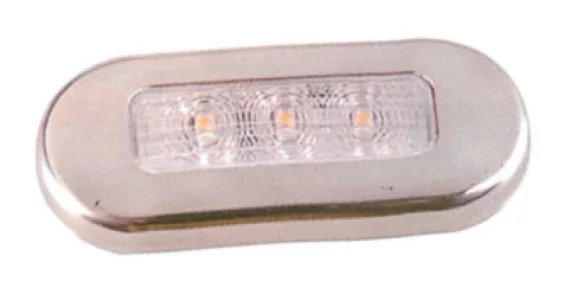 Merdi̇ven Lambasi MAVİ 24 V LED Krom Çerçeveli̇