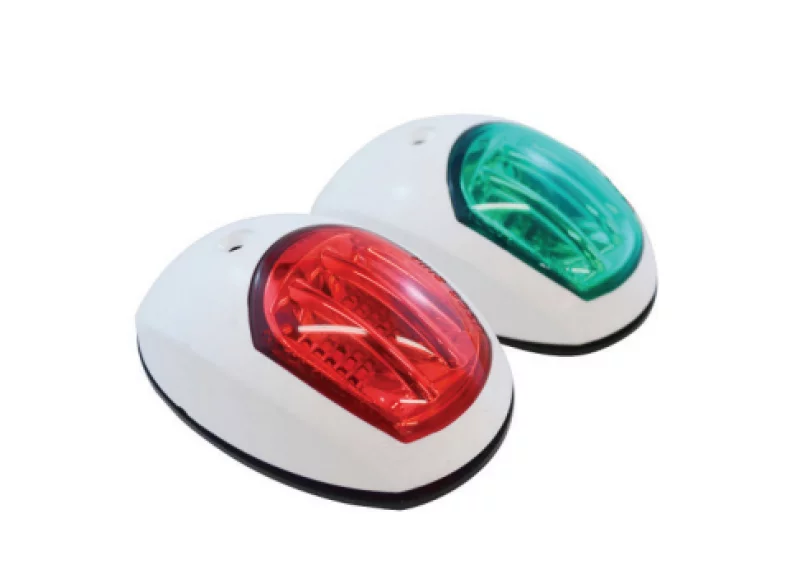 6-10 Mt. Tekneler İçin Seyi̇r Feneri̇ 12 V Plasti̇k Beyaz Takim LED