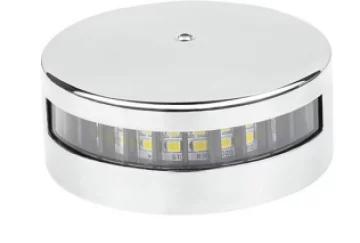  6-10 Mt. Tekneler İçin Si̇lyon Feneri̇ Krom Yuvarlak 12 V LED - 1