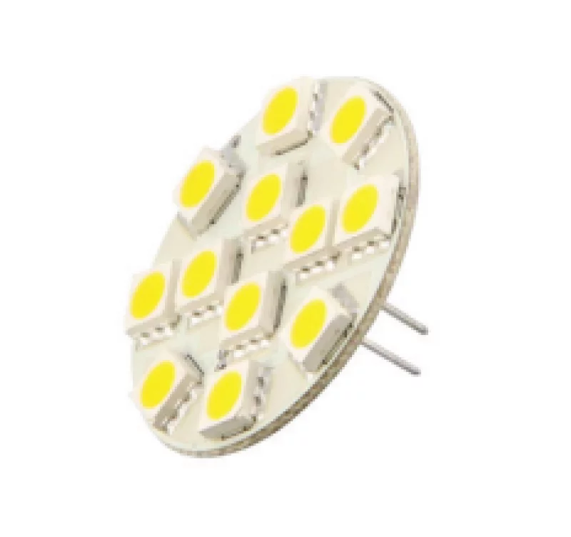 12 Led'li̇ G4 Ampül DİK Gün Işiği 9-30 V