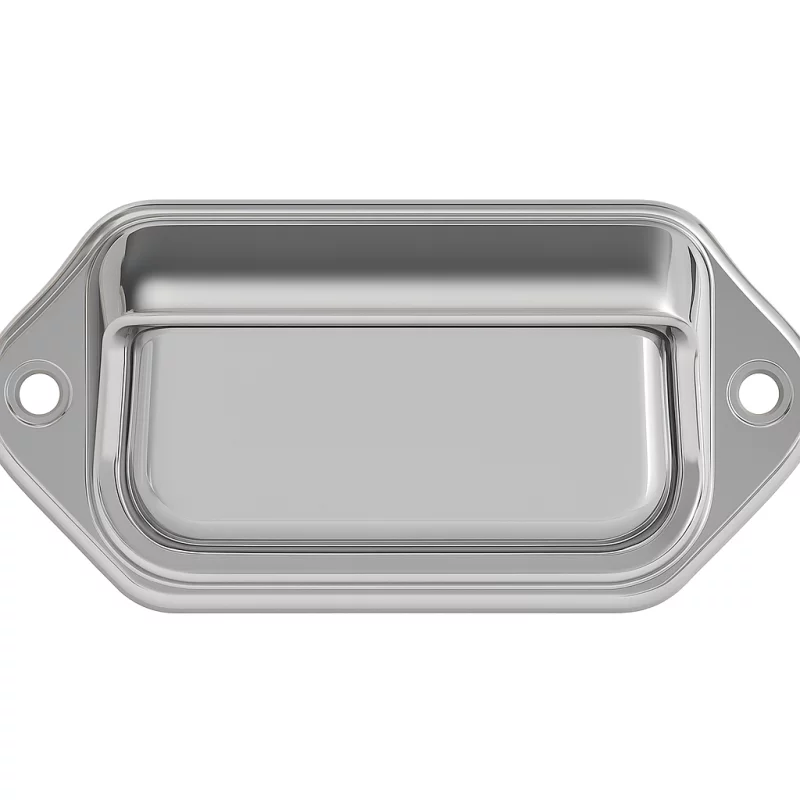 Basamak Lambasi 6 LED 12 V Beyaz Kromaj Kapakli