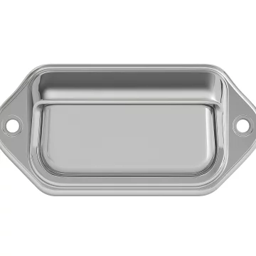 Basamak Lambasi 6 LED 12 V MAVİ Kromaj Kapakli - 1