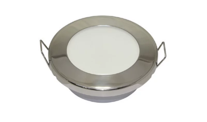 Krom Gömme Spot 12 V Gün Işiği 6 LED Yayli