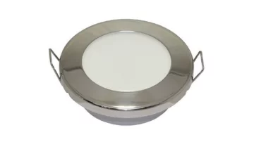 Krom Gömme Spot 12 V Gün Işiği 6 LED Yayli - 1