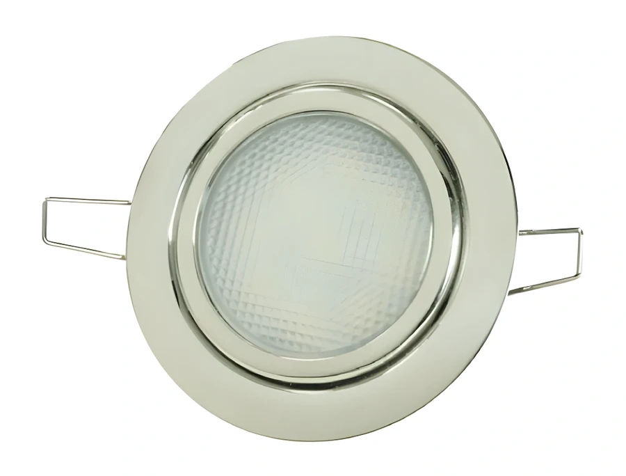 Krom Gömme Spot 24 V Gün Işiği 9 LED Yayli