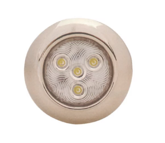 Krom Spot 4 LED 12 V Gün Işiği