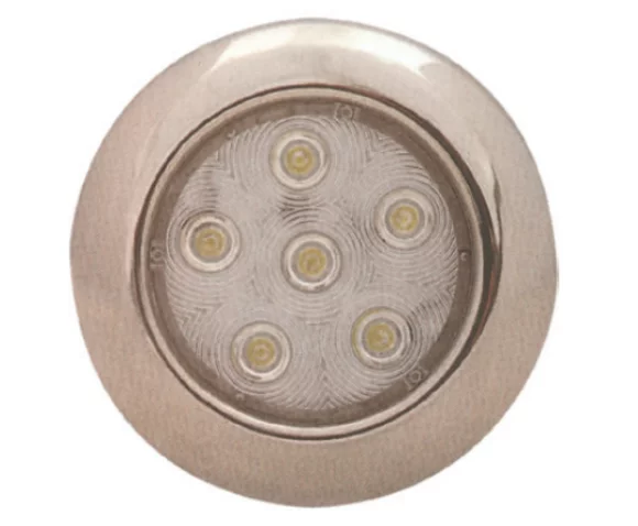 Krom Spot 6 LED 12 V Gün Işiği