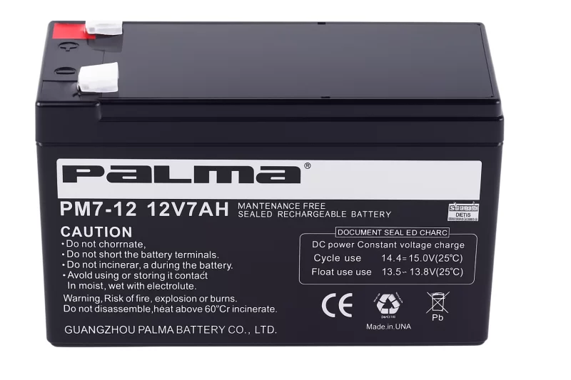 Palma Akü 12 V 7 Amper