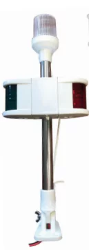 Işikli Kombi̇ne Bayrak Di̇reği̇ 40 Cm Ampül - 1