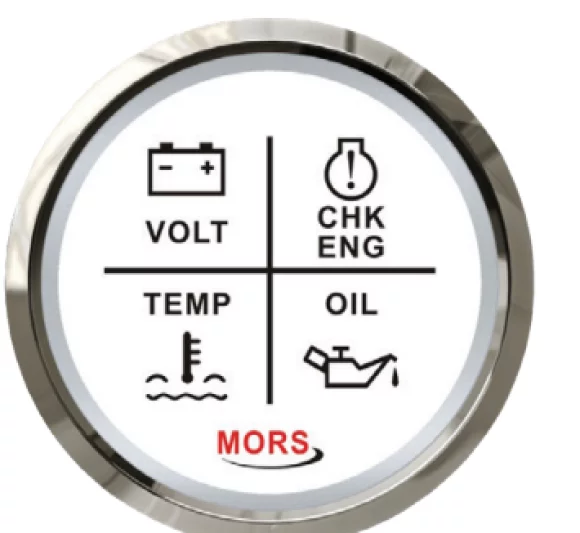 Mors Alarm SETİ Göstergesi̇ 4'LÜ 12-24V Beyaz