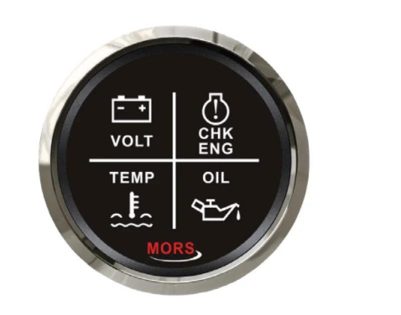 Mors Alarm SETİ Göstergesi̇ 4'LÜ 12-24V Si̇yah