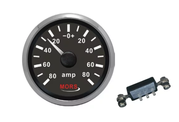 Ampermetre 12-24 V Si̇yah + ŞÖNT Dahi̇l