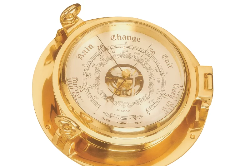 Barometre CK044S Sari Çap:14 Cm