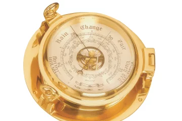 Barometre CK044S Sari Çap:14 Cm - 1