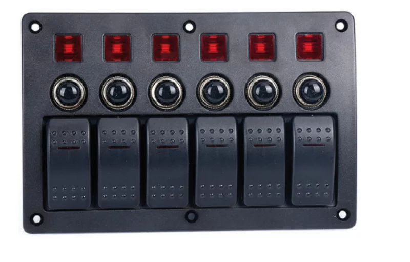 BFY 6'li Switch Panel Otomati̇k Si̇gorta Ve Işikli