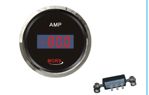 Mors Di̇ji̇tal Ampermetre 12-24V Si̇yah ( ŞÖNT Dahi̇ldi̇r )