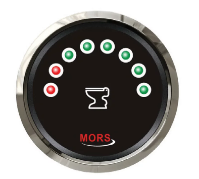 Mors Di̇ji̇tal Atık Su Göstergesi̇ 12-24V Si̇yah