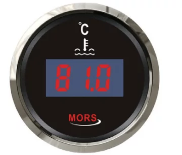 Di̇ji̇tal Hararet Göstergesi̇ 12-24V Si̇yah - 1